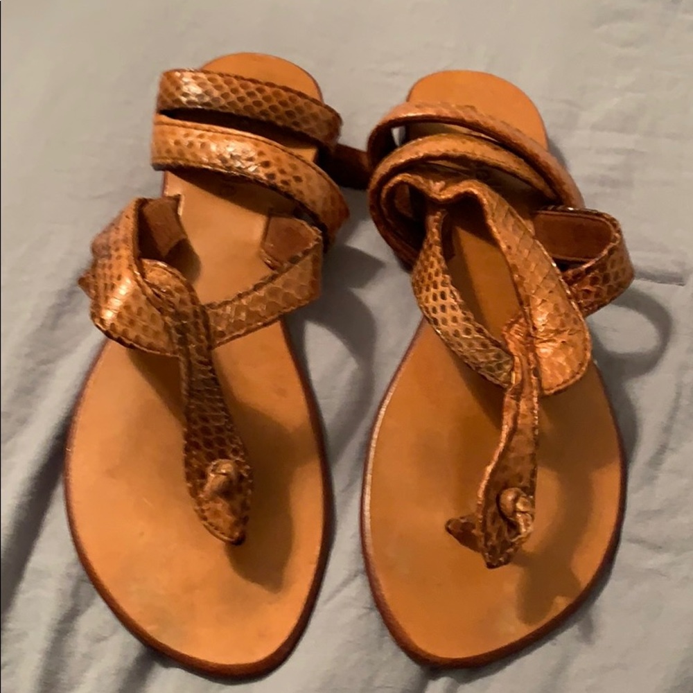 Leather sandals